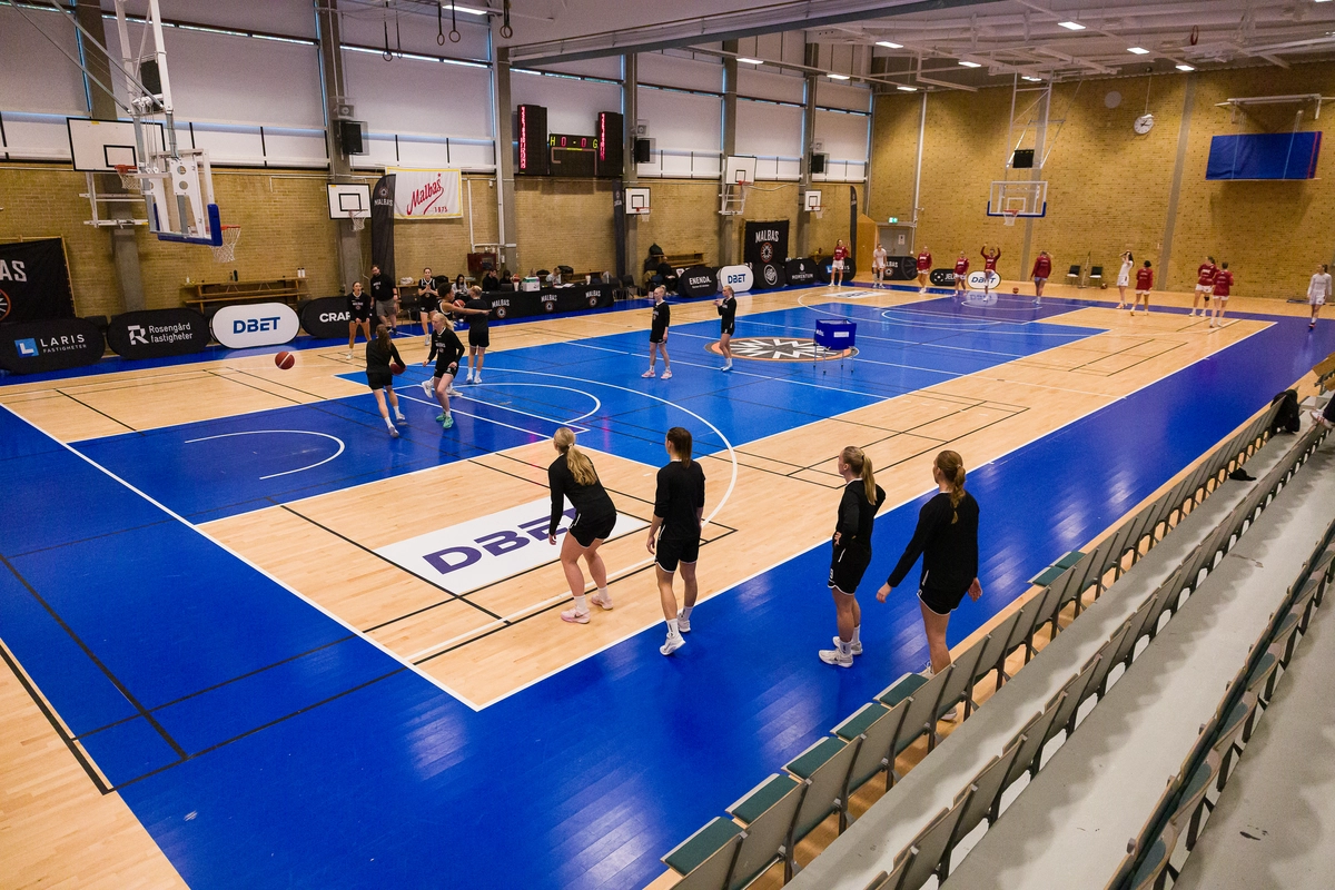 Basketbilder från BL, Malbas vs Brahe